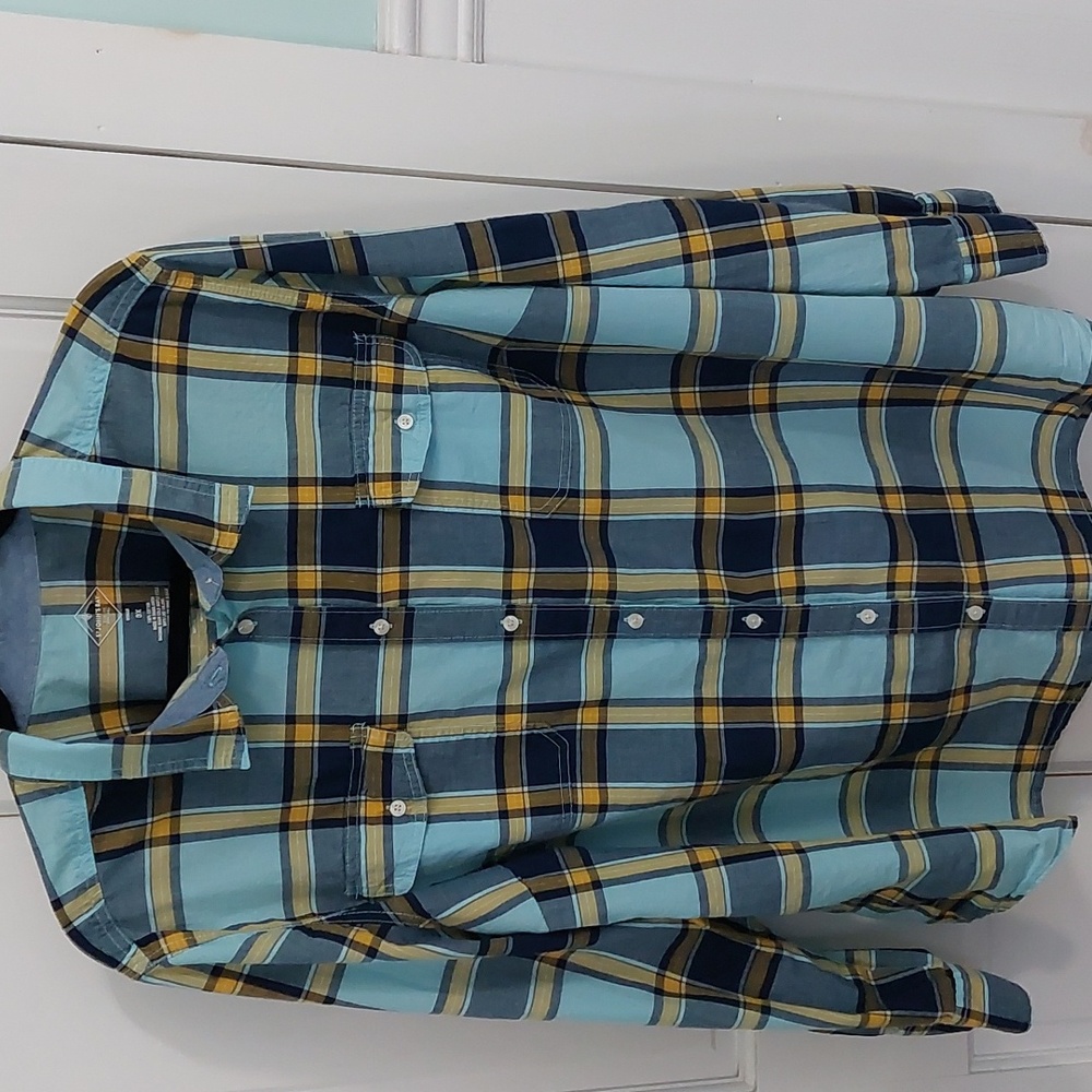 St John's Bay Button-Down Shirt, EUC